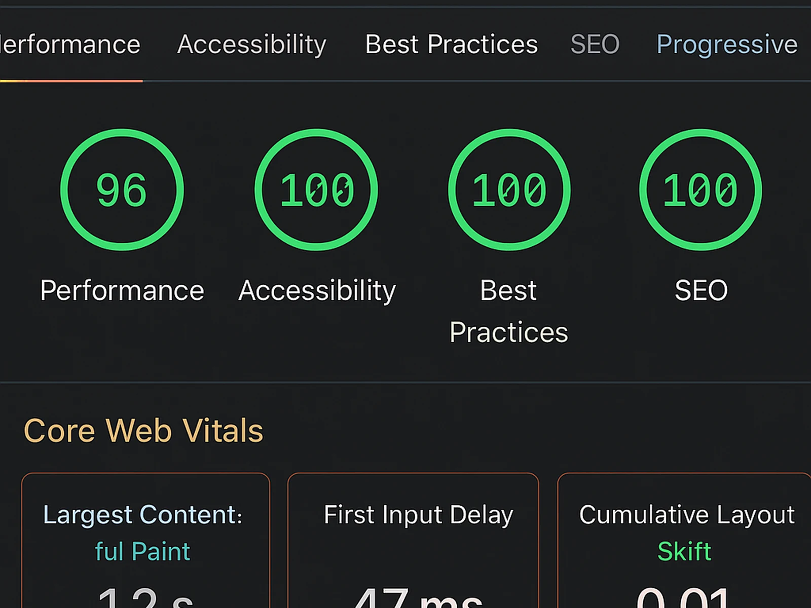 Site Speed and Core Vitals